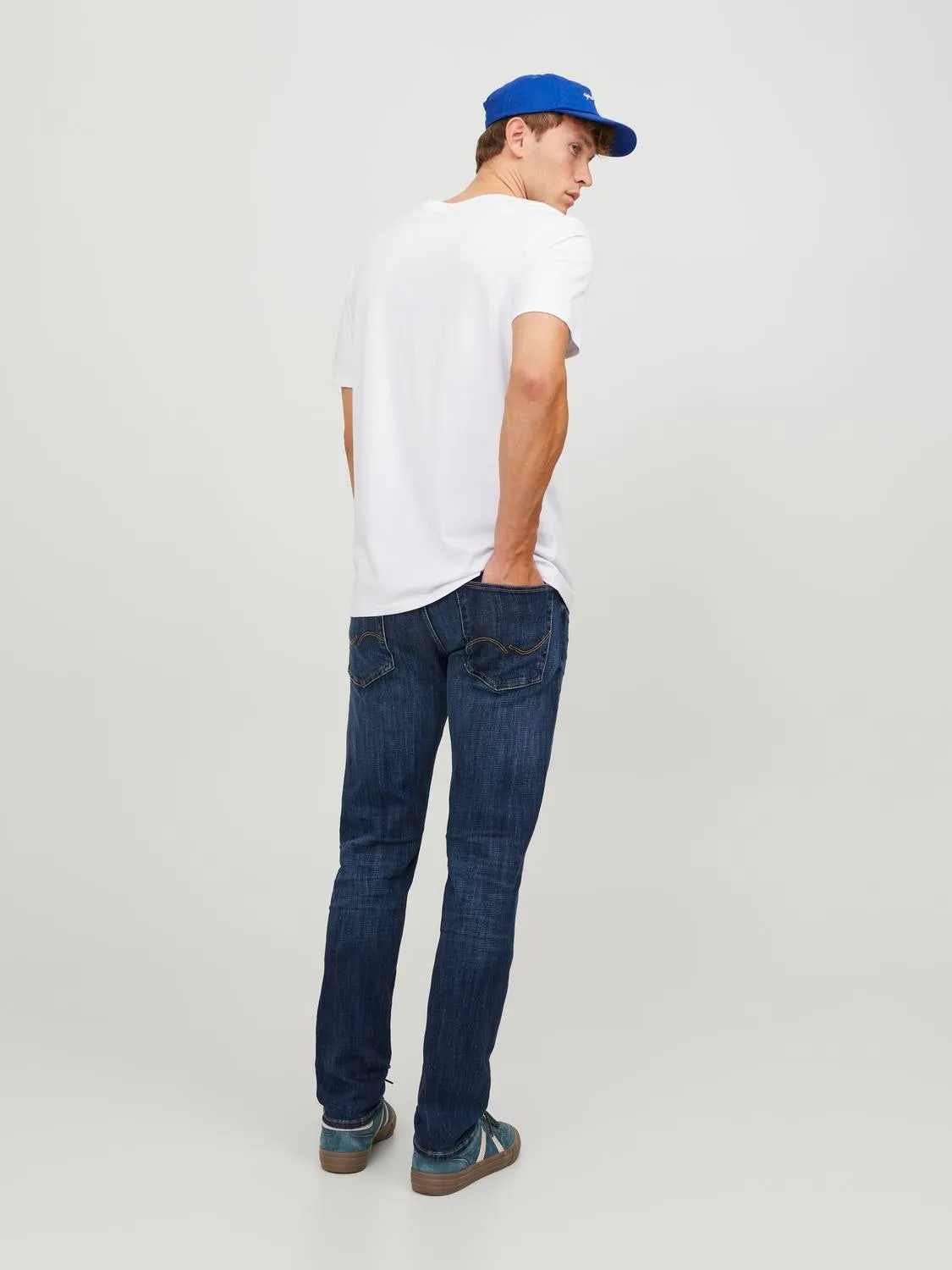 JJIMIKE JJORIGINAL JOS 311 Vaqueros de corte tapered | Azul intermedio | Jack & Jones®