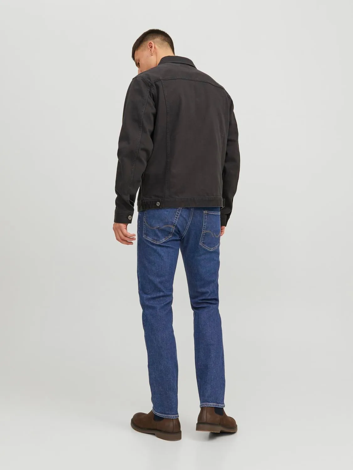 JJIMIKE JJORIIGINAL AM 386 Vaqueros de corte tapered | Azul intermedio | Jack & Jones®