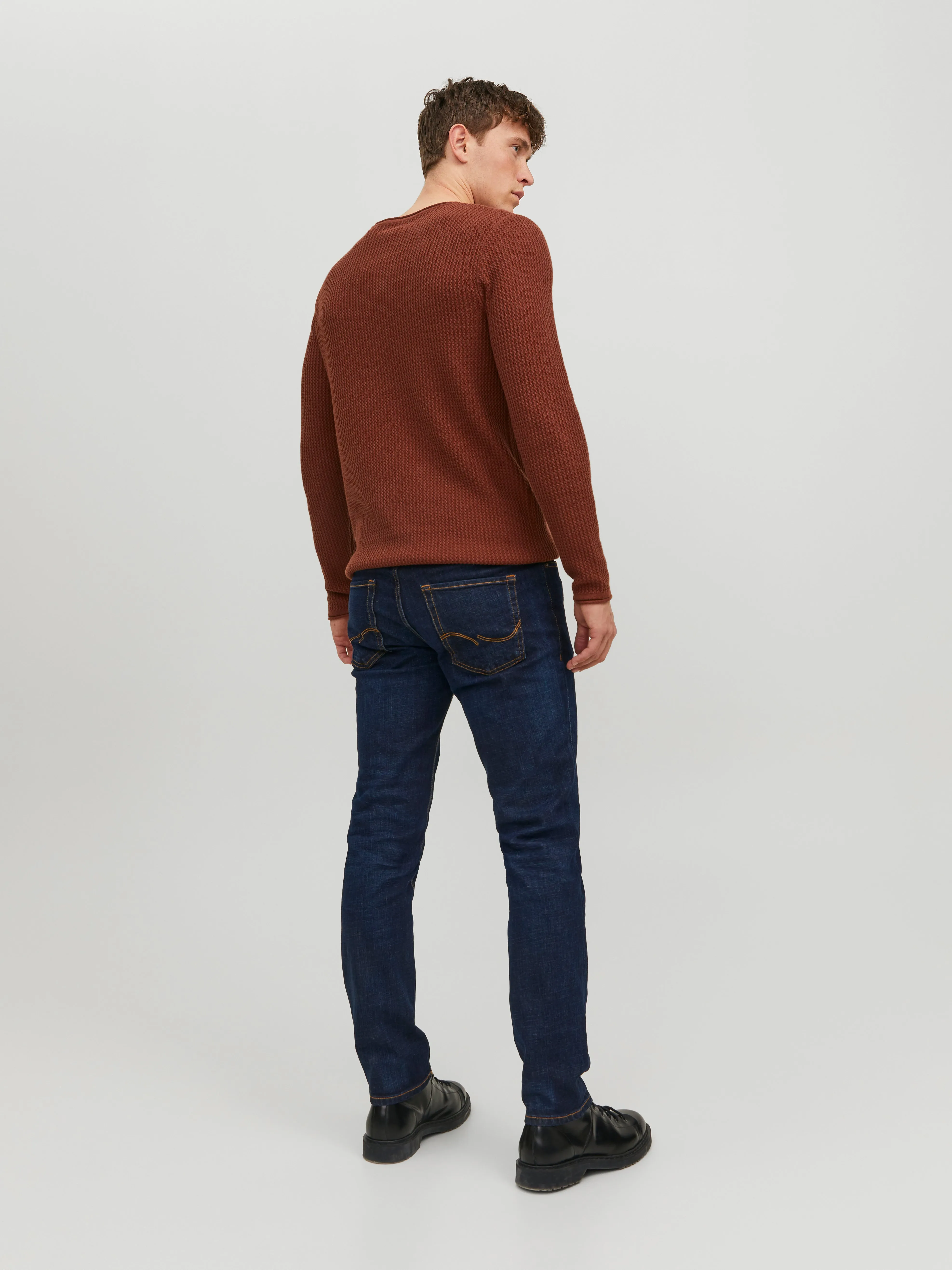 JJIWHCLARK JJORIGINAL GE 871 Vaqueros Corte regular | Azul intermedio | Jack & Jones®