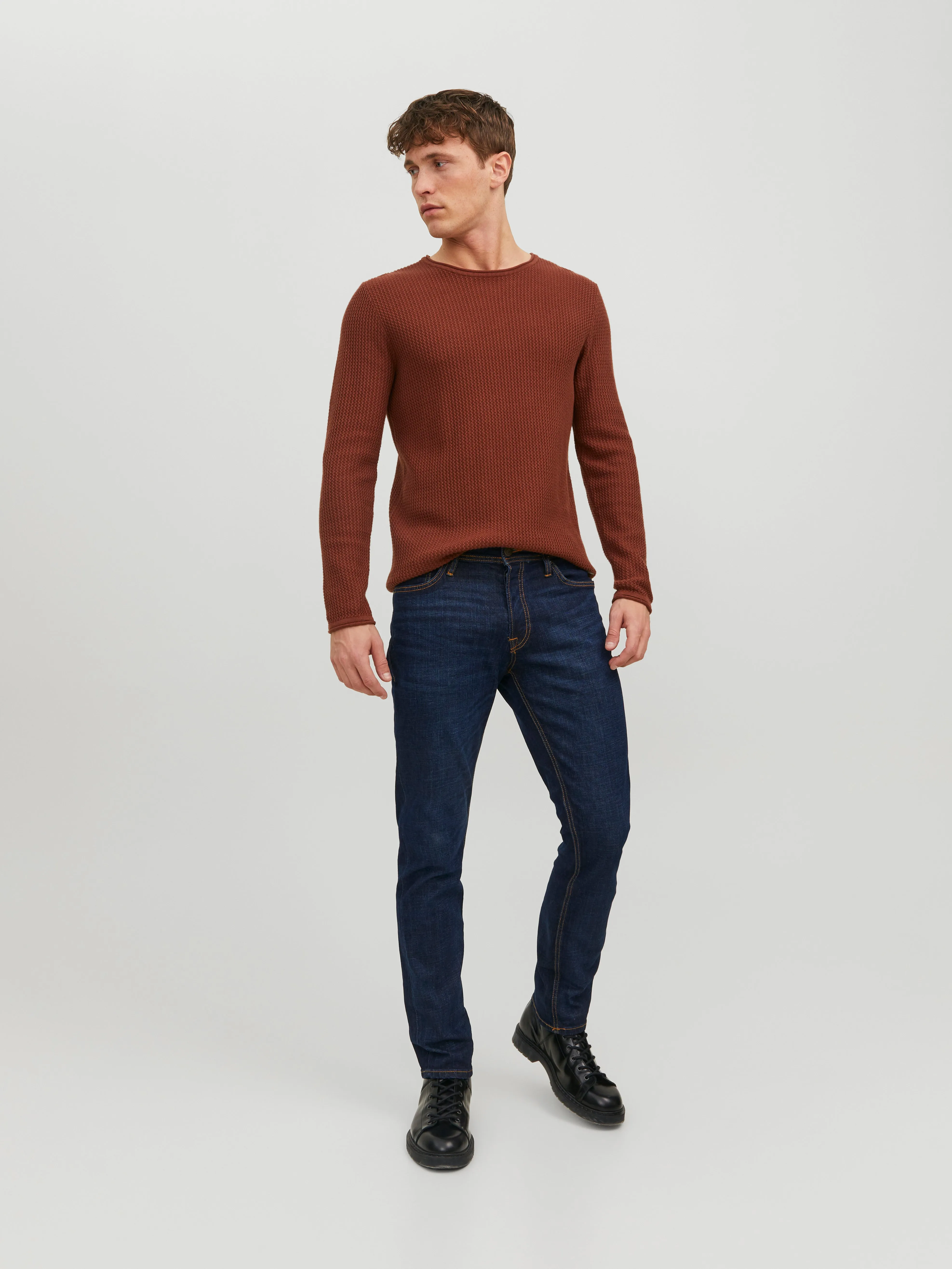 JJIWHCLARK JJORIGINAL GE 871 Vaqueros Corte regular | Azul intermedio | Jack & Jones®