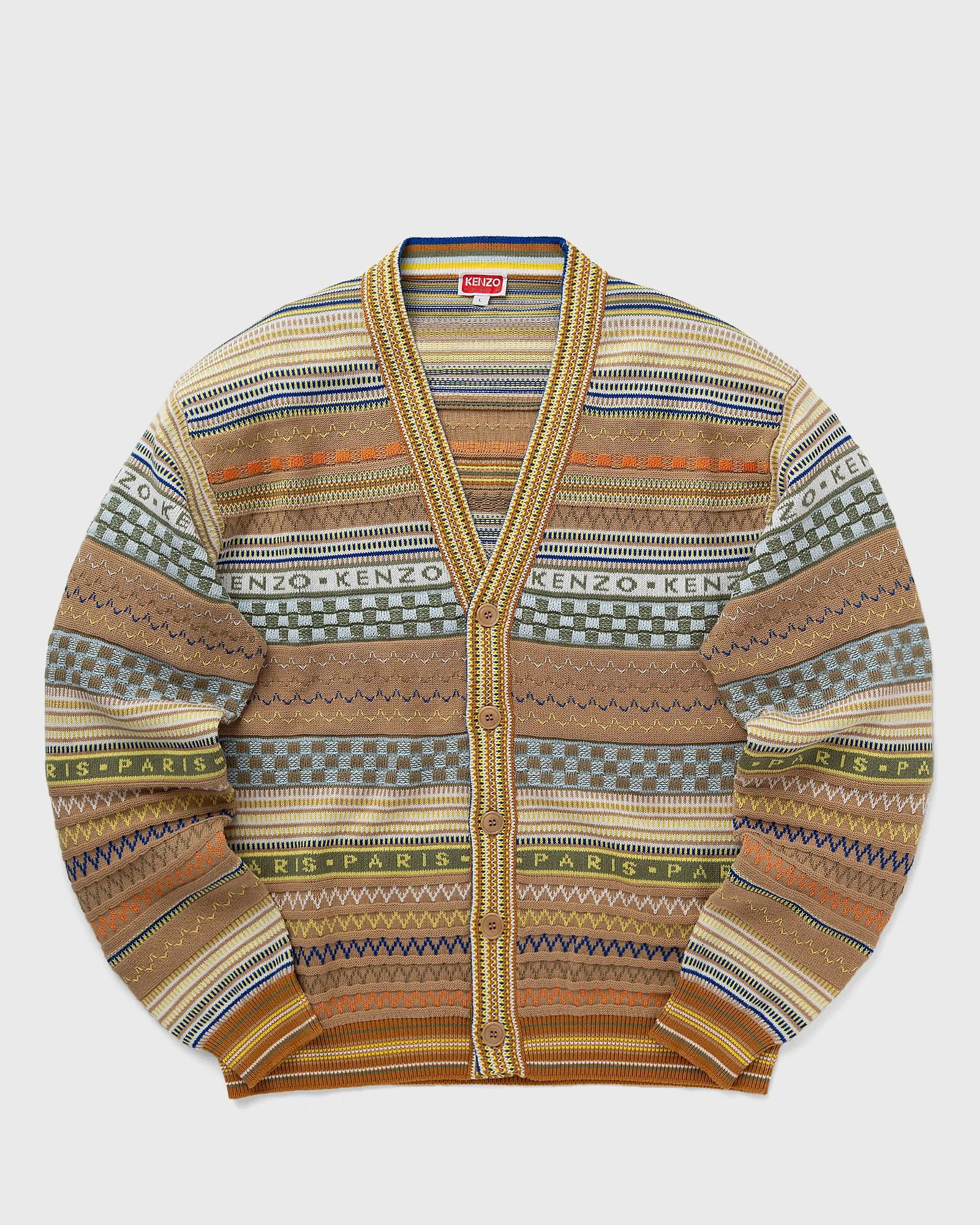 KENZO FAIRISLE CARDIGAN Zippers & Cardigans