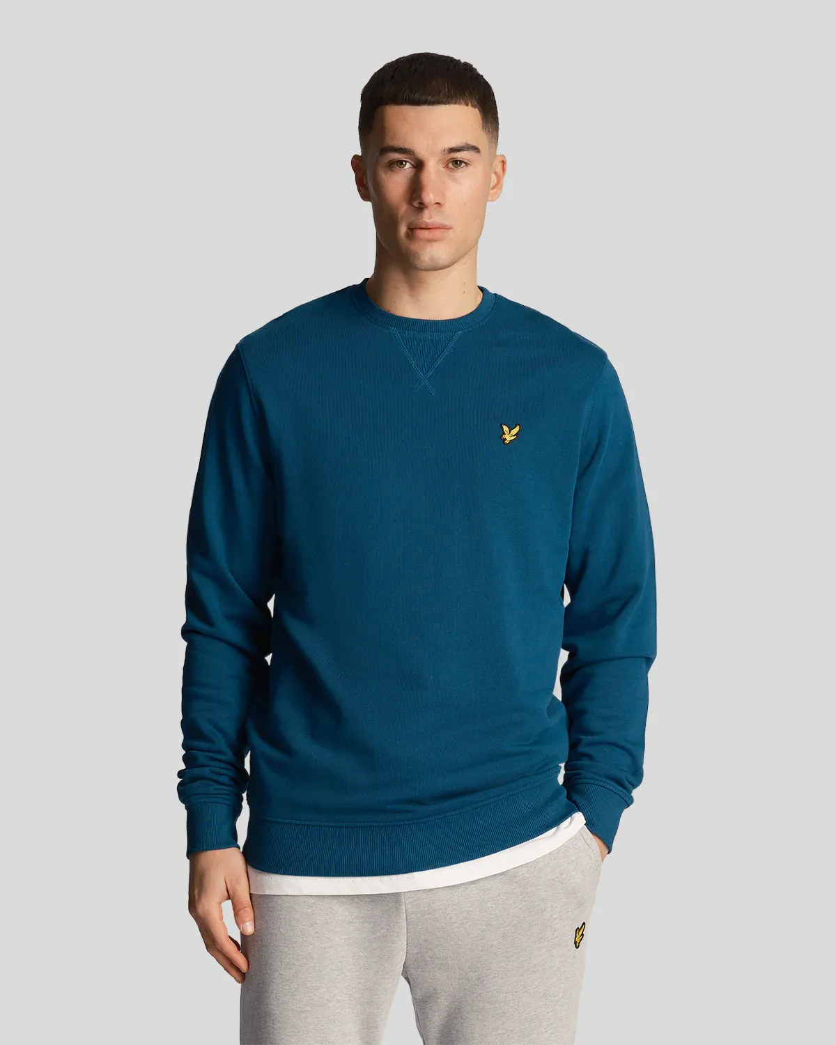 LYLE & SCOTT CREW NECK SWEATSHIRT APRES NAVY