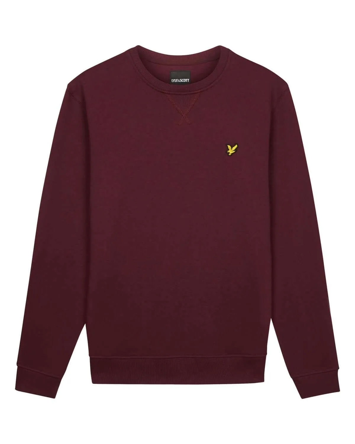 LYLE & SCOTT CREW NECK SWEATSHIRT BURGUNDY