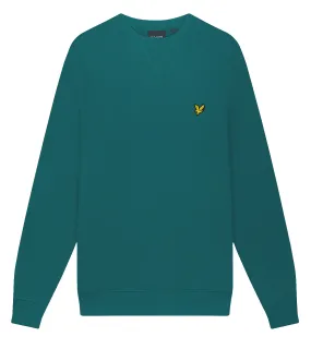 LYLE & SCOTT CREW NECK SWEATSHIRT COURT GREEN