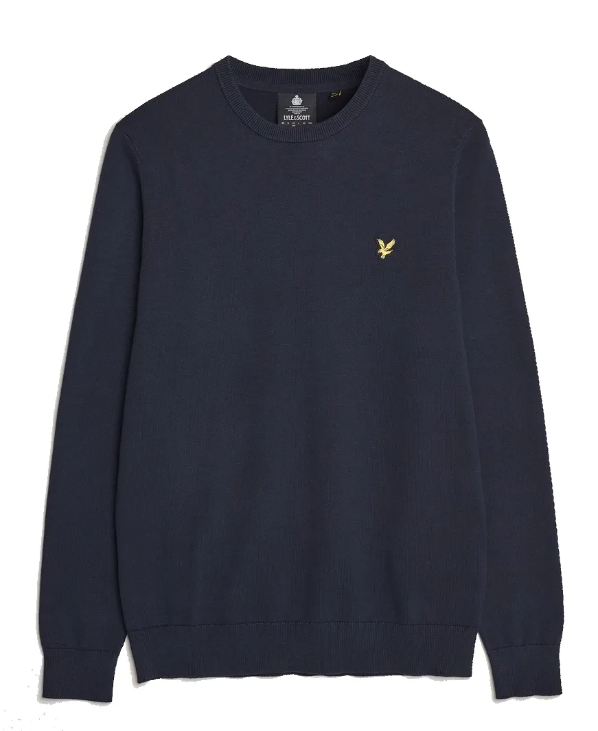 LYLE & SCOTT CREW NECK SWEATSHIRT DARK NAVY