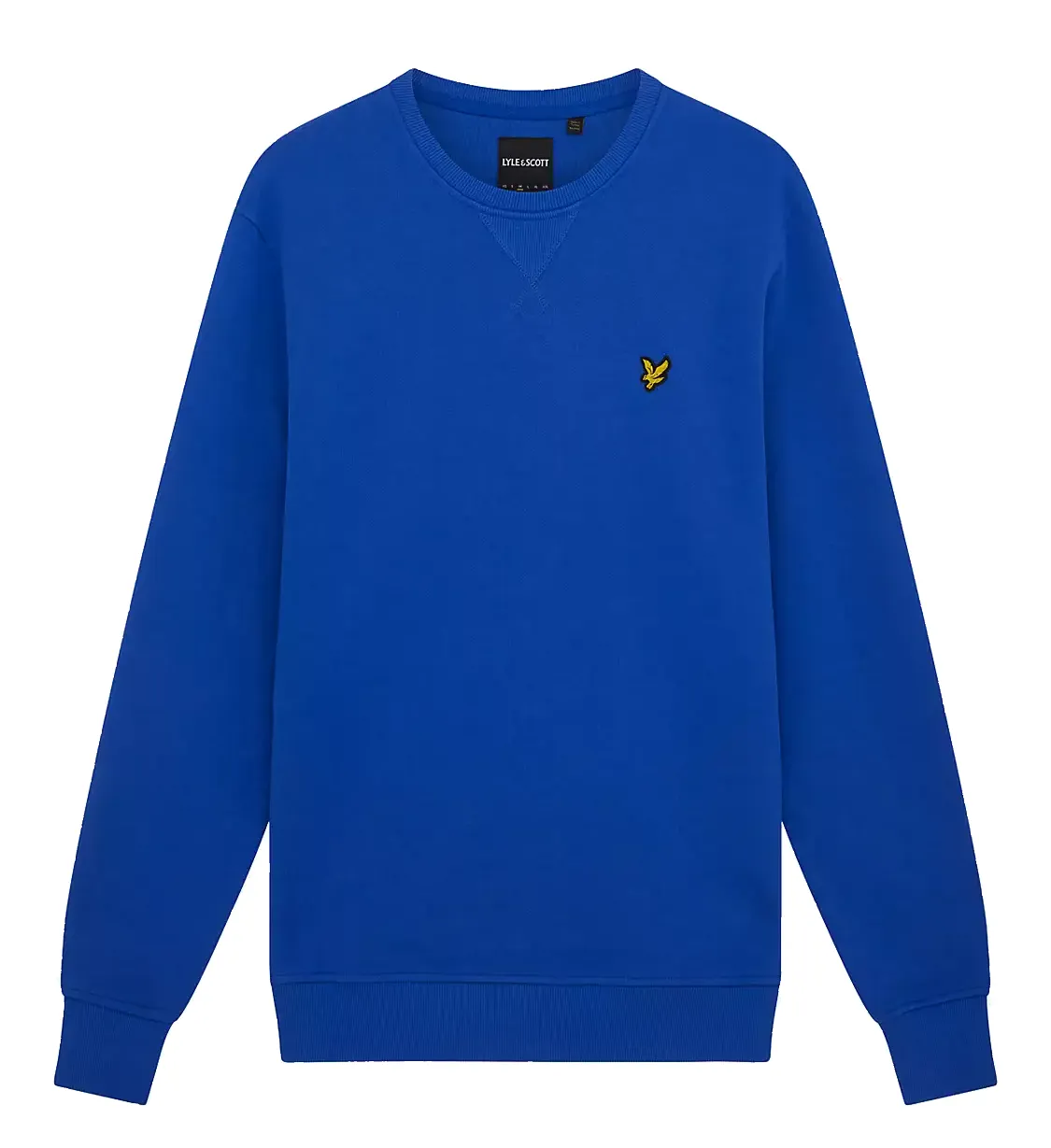 LYLE & SCOTT CREW NECK SWEATSHIRT ELECTRIC COBALT