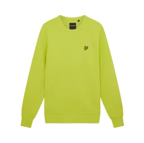 LYLE & SCOTT CREW NECK SWEATSHIRT ELECTRIC YELLOW