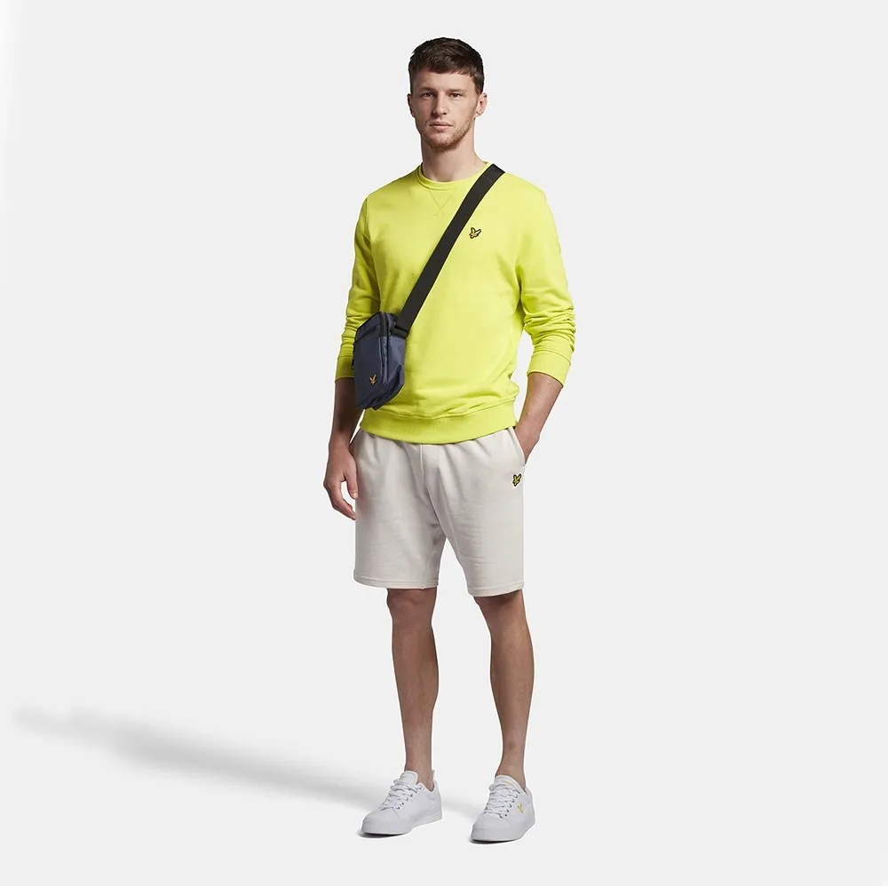 LYLE & SCOTT CREW NECK SWEATSHIRT ELECTRIC YELLOW