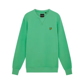 LYLE & SCOTT CREW NECK SWEATSHIRT GREEN GLAZE