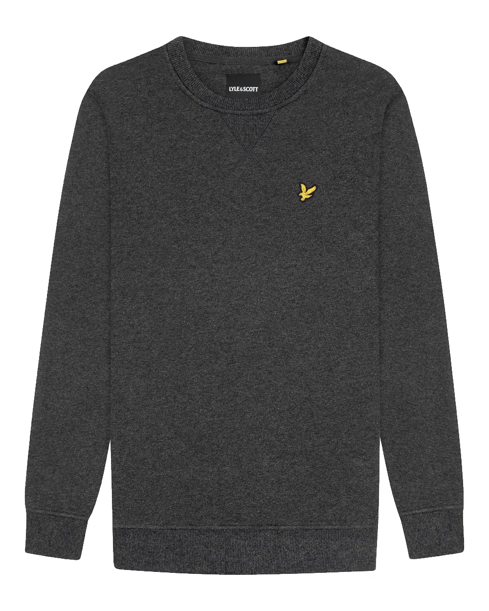 LYLE & SCOTT CREW NECK SWEATSHIRT GUNMETAL