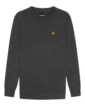 LYLE & SCOTT CREW NECK SWEATSHIRT GUNMETAL