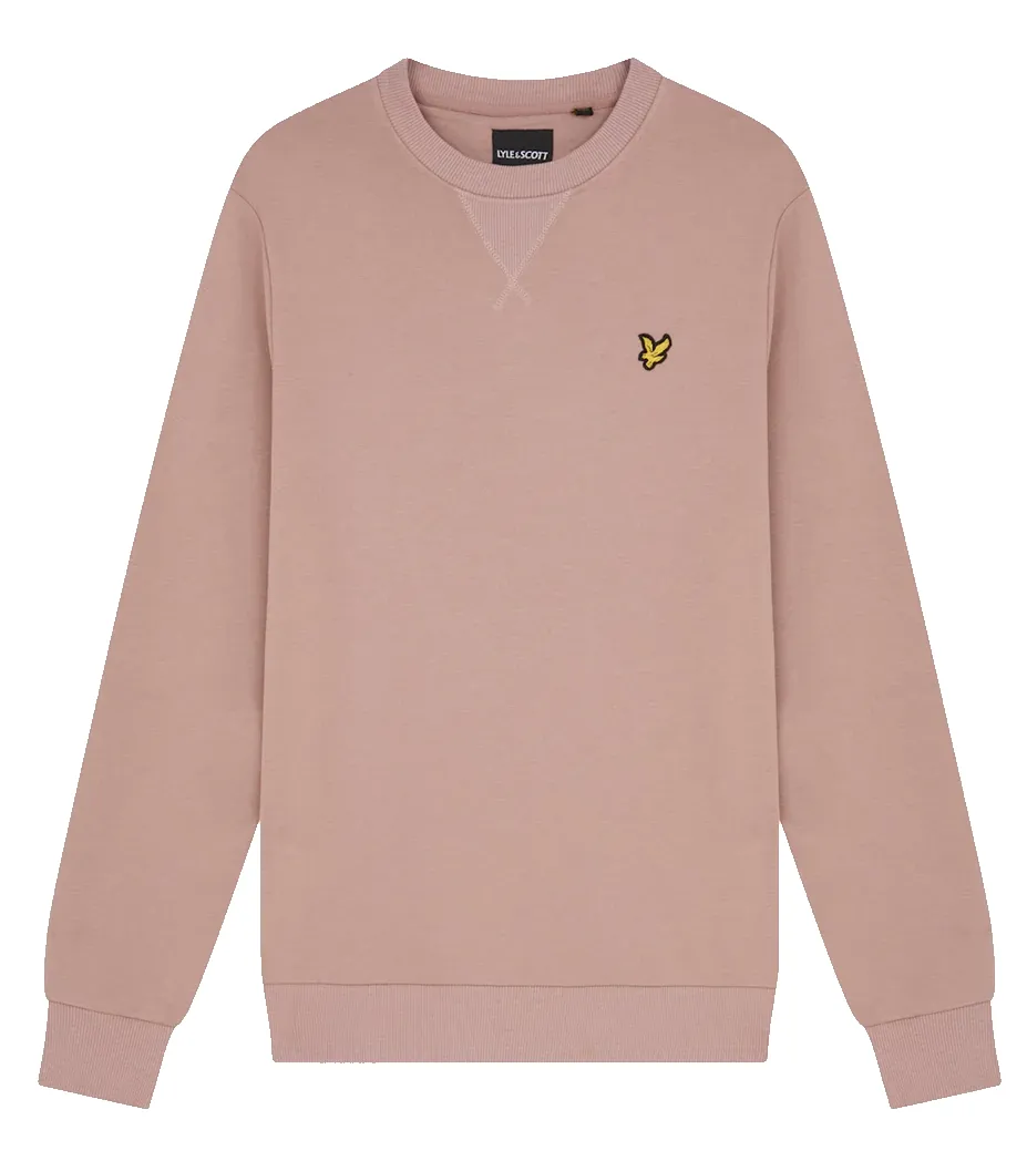 LYLE & SCOTT CREW NECK SWEATSHIRT HULTON PINK