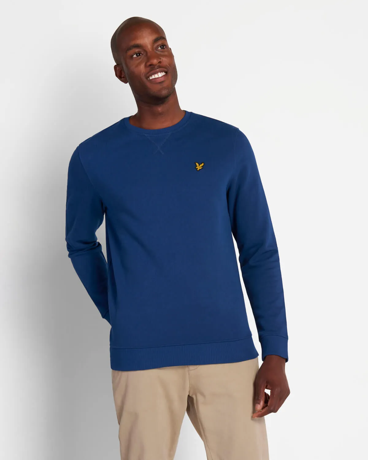 LYLE & SCOTT CREW NECK SWEATSHIRT INDIGO