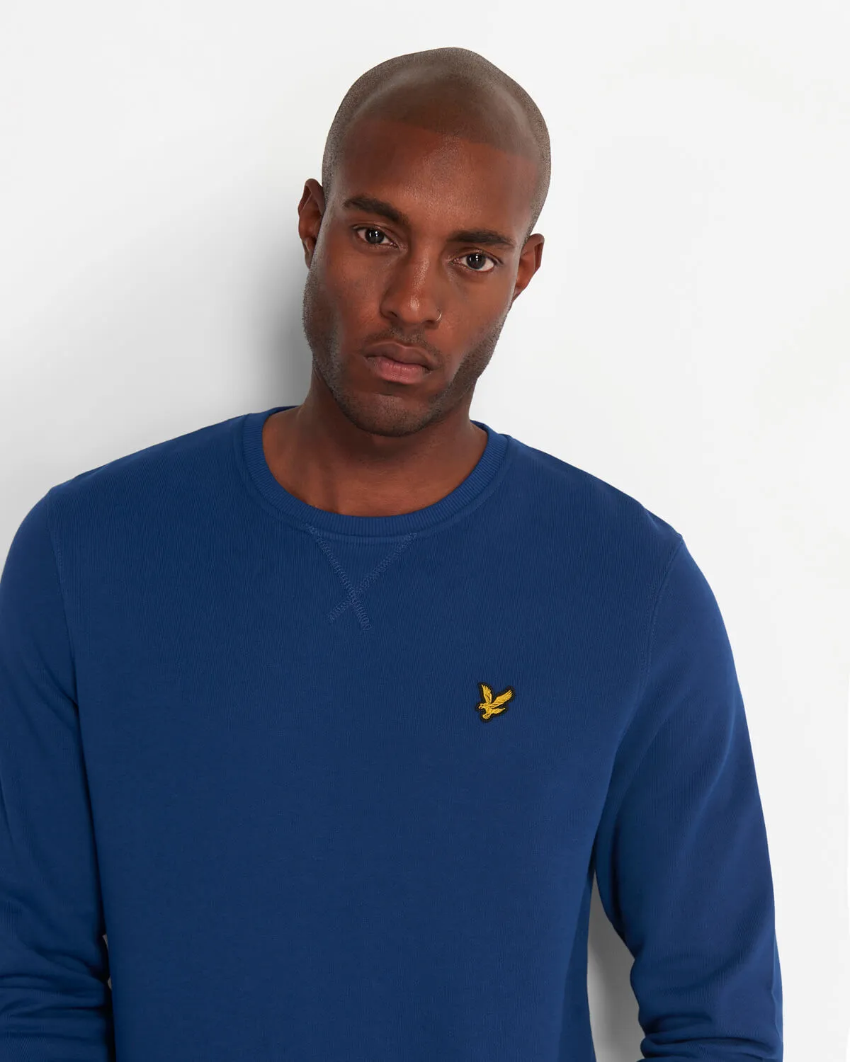 LYLE & SCOTT CREW NECK SWEATSHIRT INDIGO