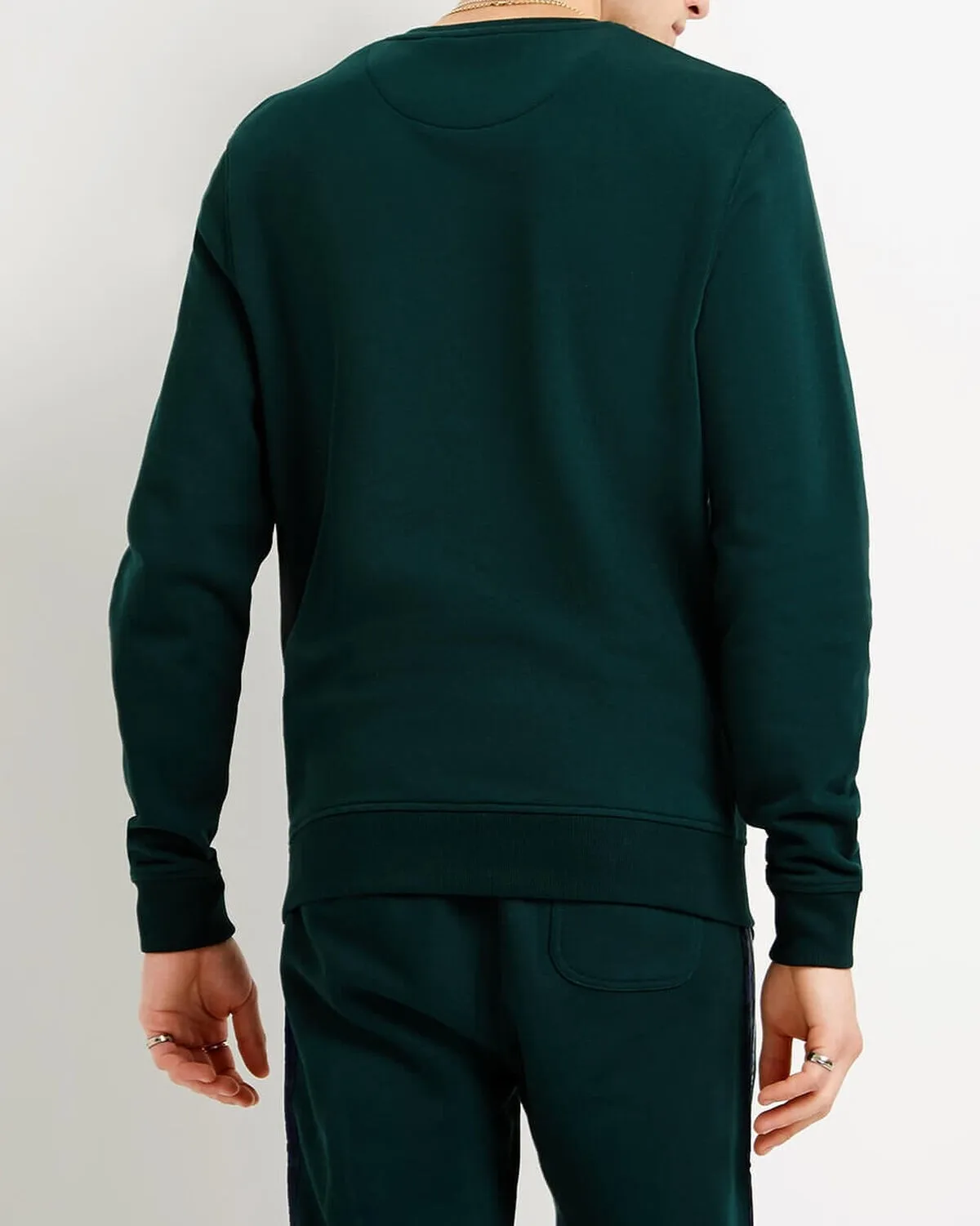 LYLE & SCOTT CREW NECK SWEATSHIRT JADE GREEN