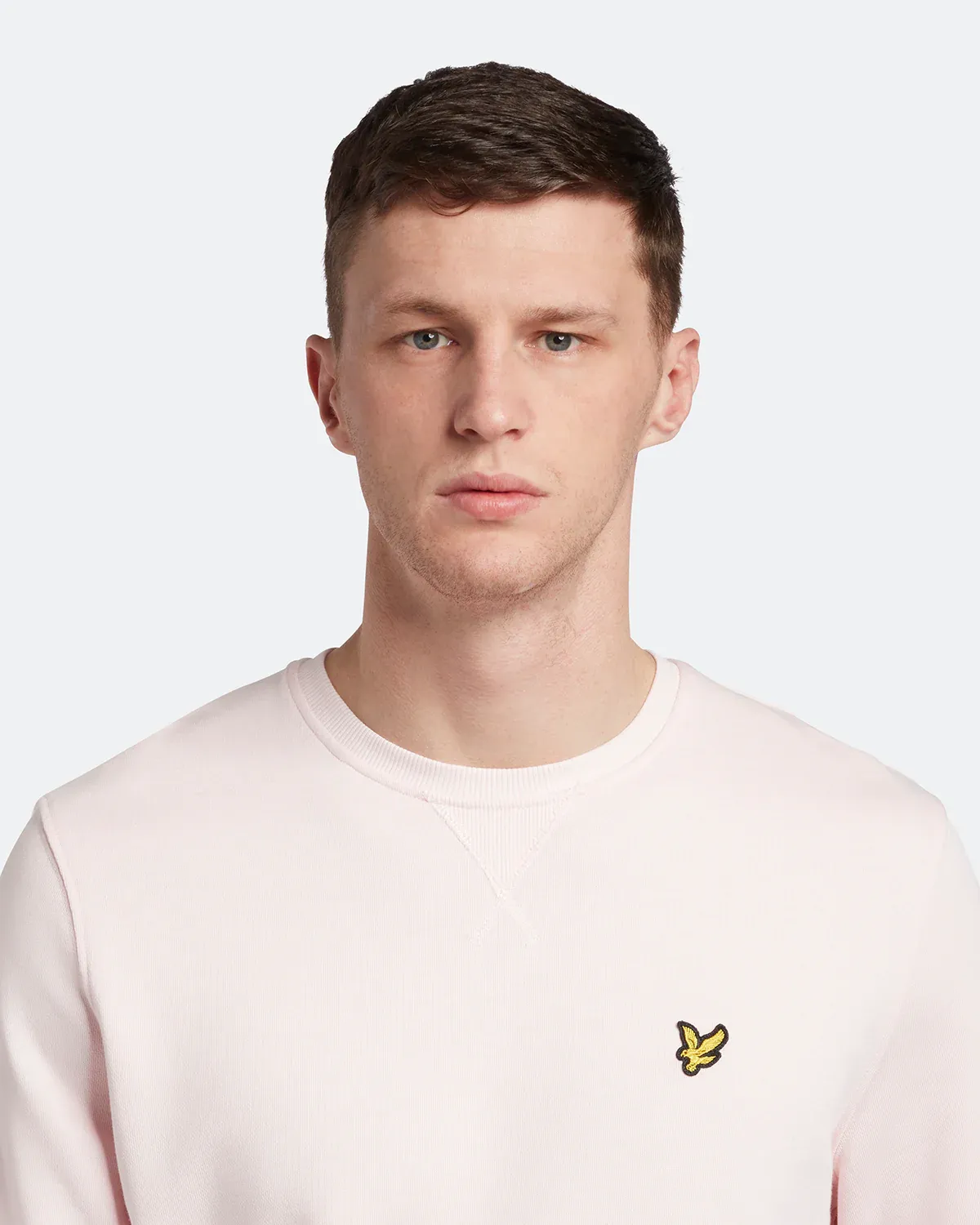 LYLE & SCOTT CREW NECK SWEATSHIRT LIGHT PINK