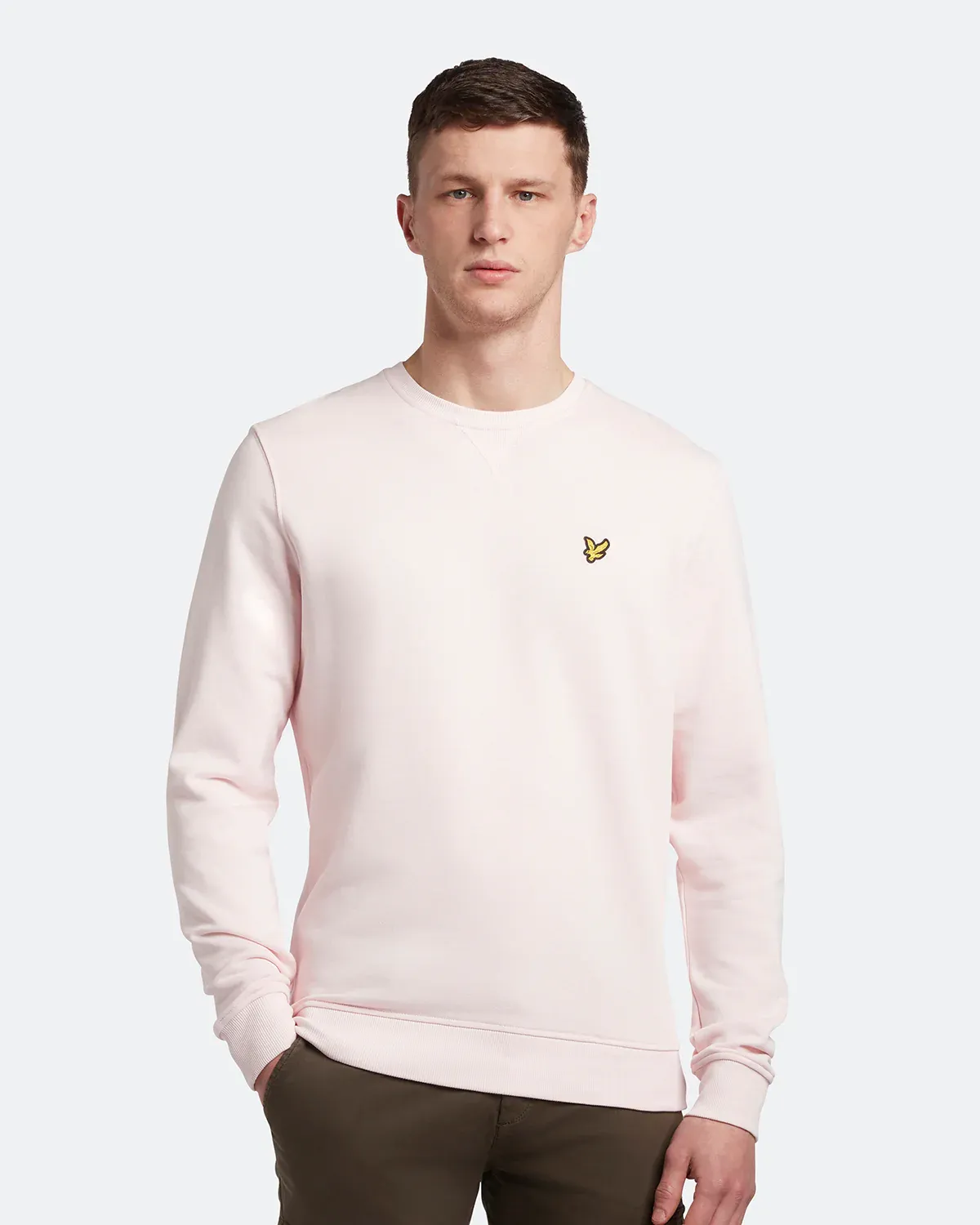 LYLE & SCOTT CREW NECK SWEATSHIRT LIGHT PINK