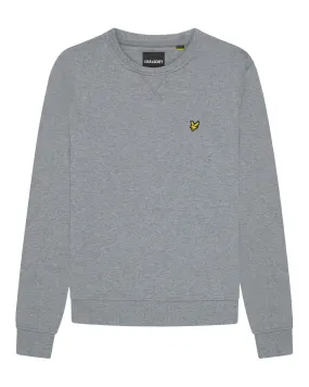 LYLE & SCOTT CREW NECK SWEATSHIRT MID GREY MARL