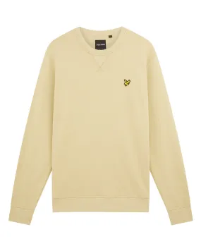 LYLE & SCOTT CREW NECK SWEATSHIRT NATURAL GREEN