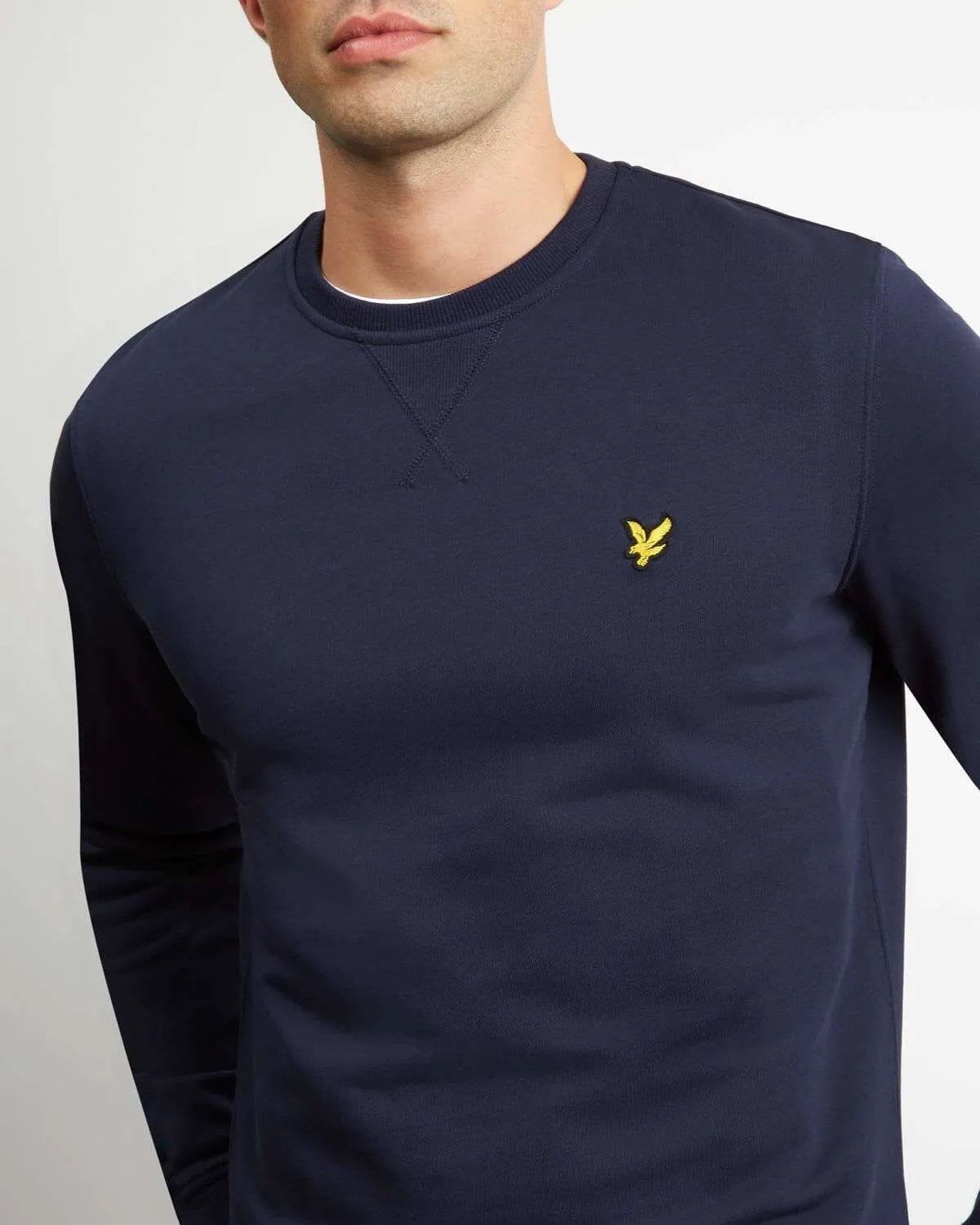 LYLE & SCOTT CREW NECK SWEATSHIRT NAVY