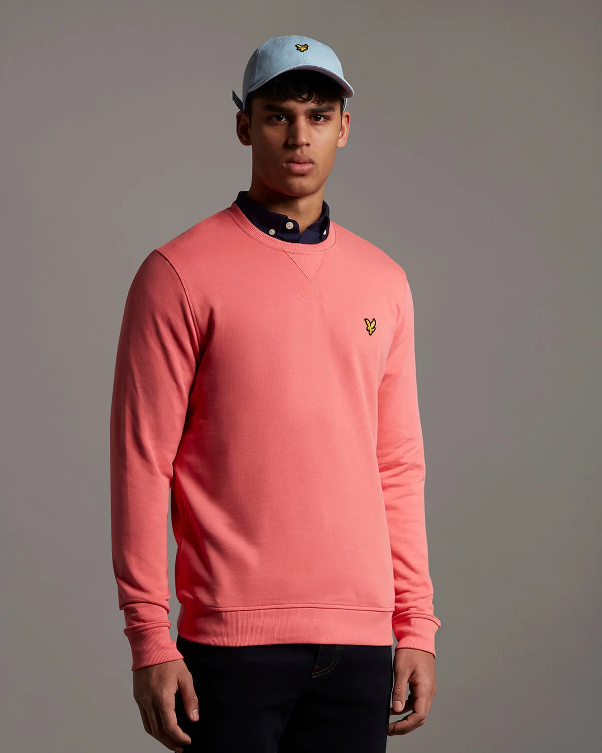 LYLE & SCOTT CREW NECK SWEATSHIRT PUNCH PINK