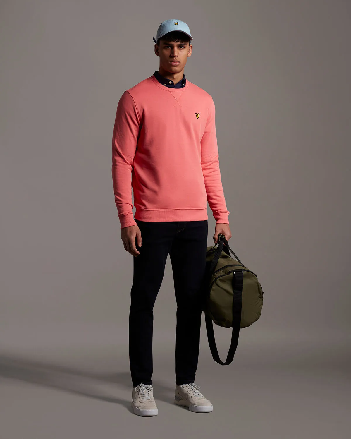 LYLE & SCOTT CREW NECK SWEATSHIRT PUNCH PINK