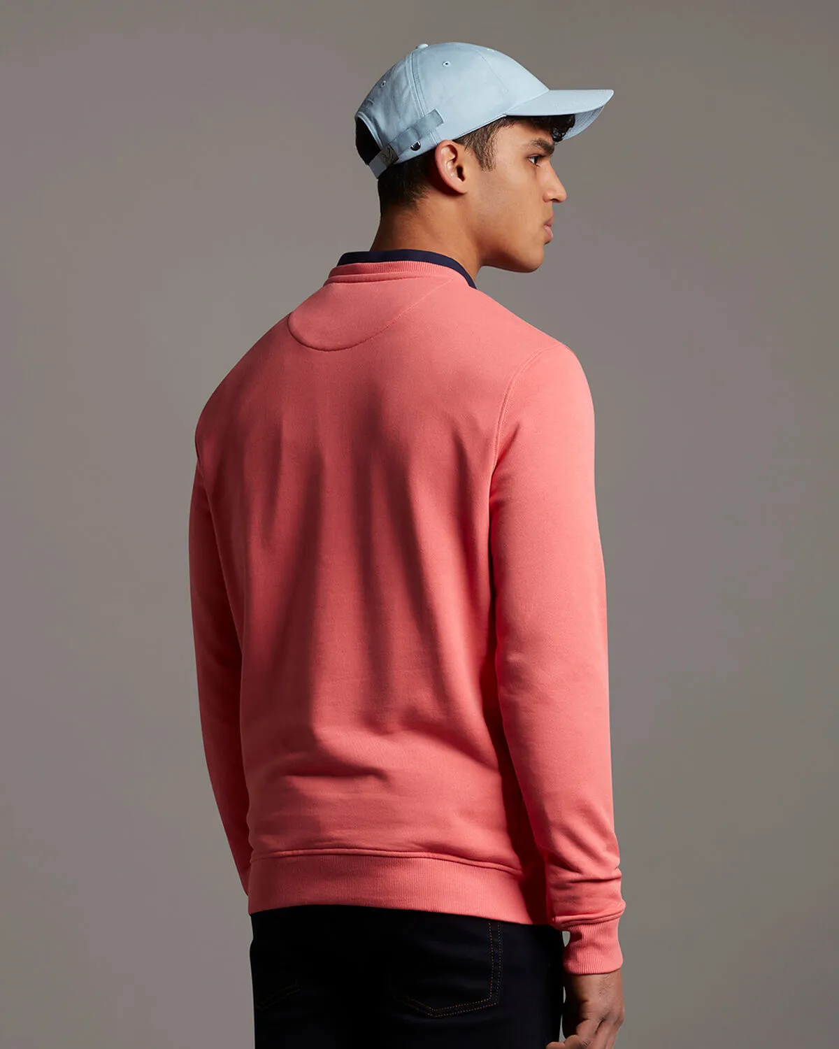 LYLE & SCOTT CREW NECK SWEATSHIRT PUNCH PINK