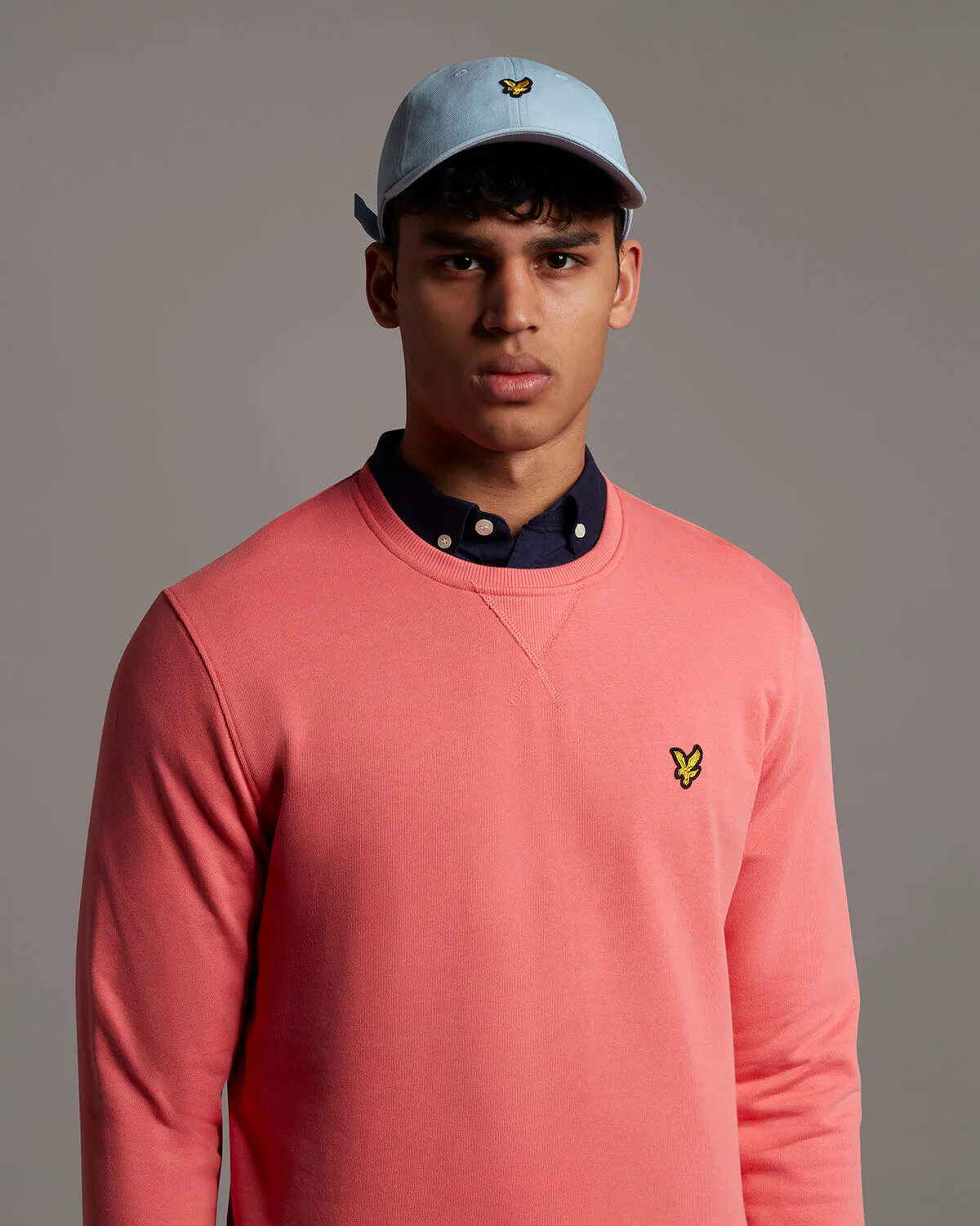 LYLE & SCOTT CREW NECK SWEATSHIRT PUNCH PINK