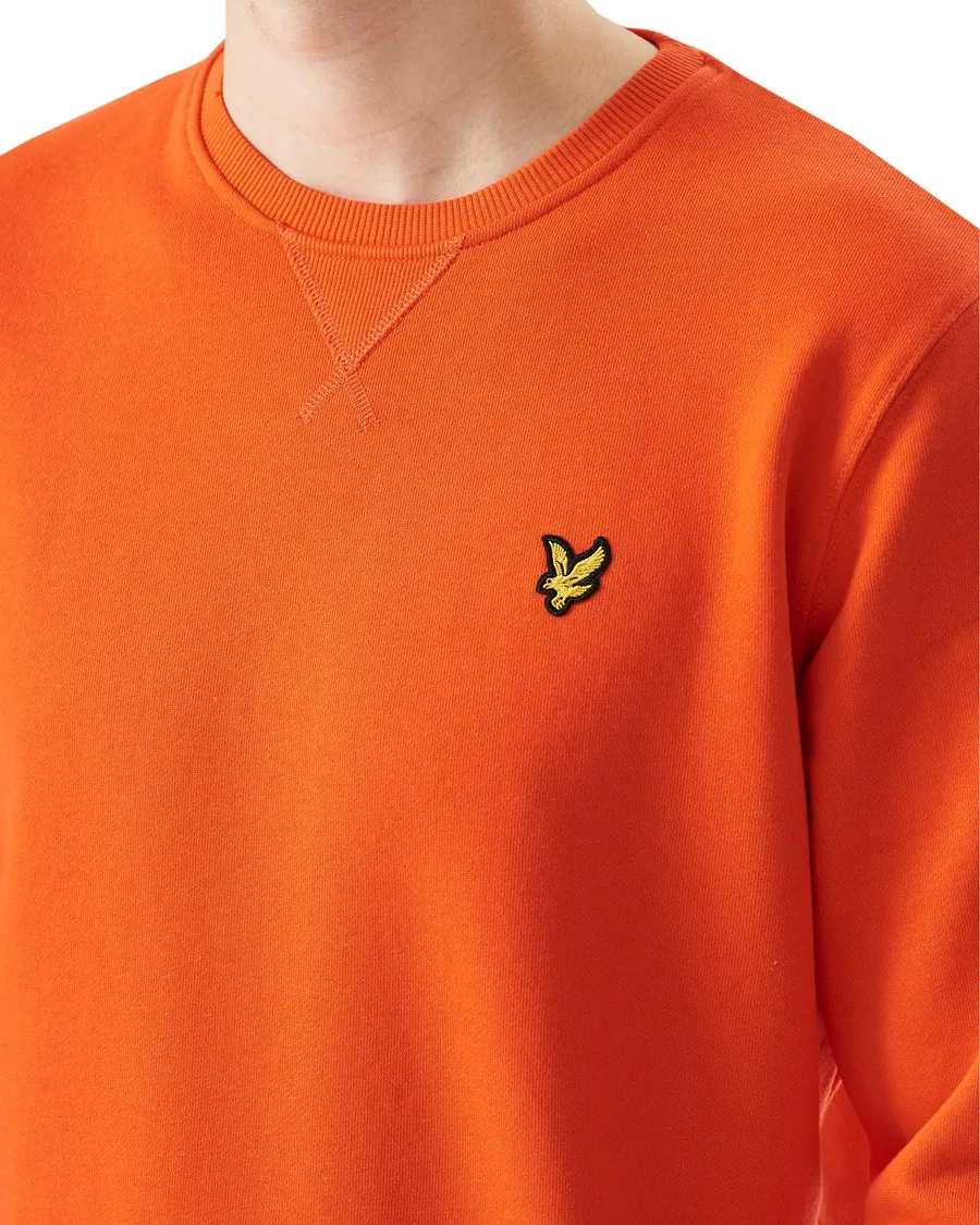 LYLE & SCOTT CREW NECK SWEATSHIRT RED FLYER