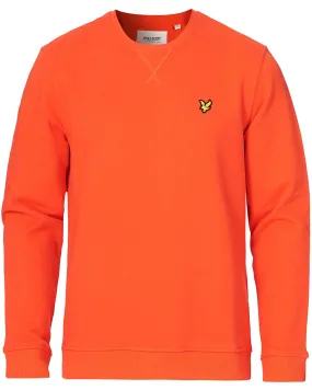 LYLE & SCOTT CREW NECK SWEATSHIRT RED FLYER