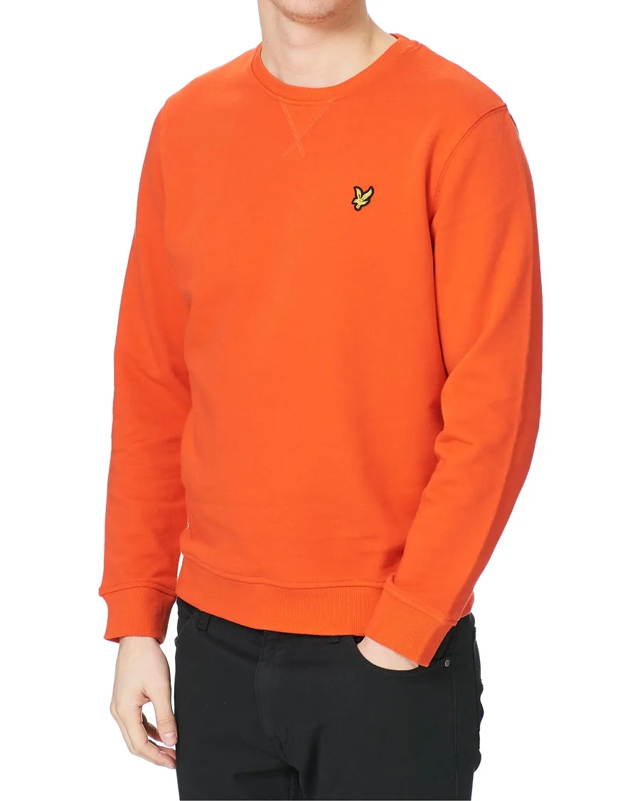 LYLE & SCOTT CREW NECK SWEATSHIRT RED FLYER