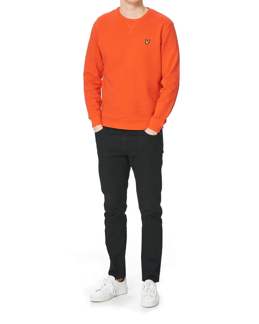 LYLE & SCOTT CREW NECK SWEATSHIRT RED FLYER