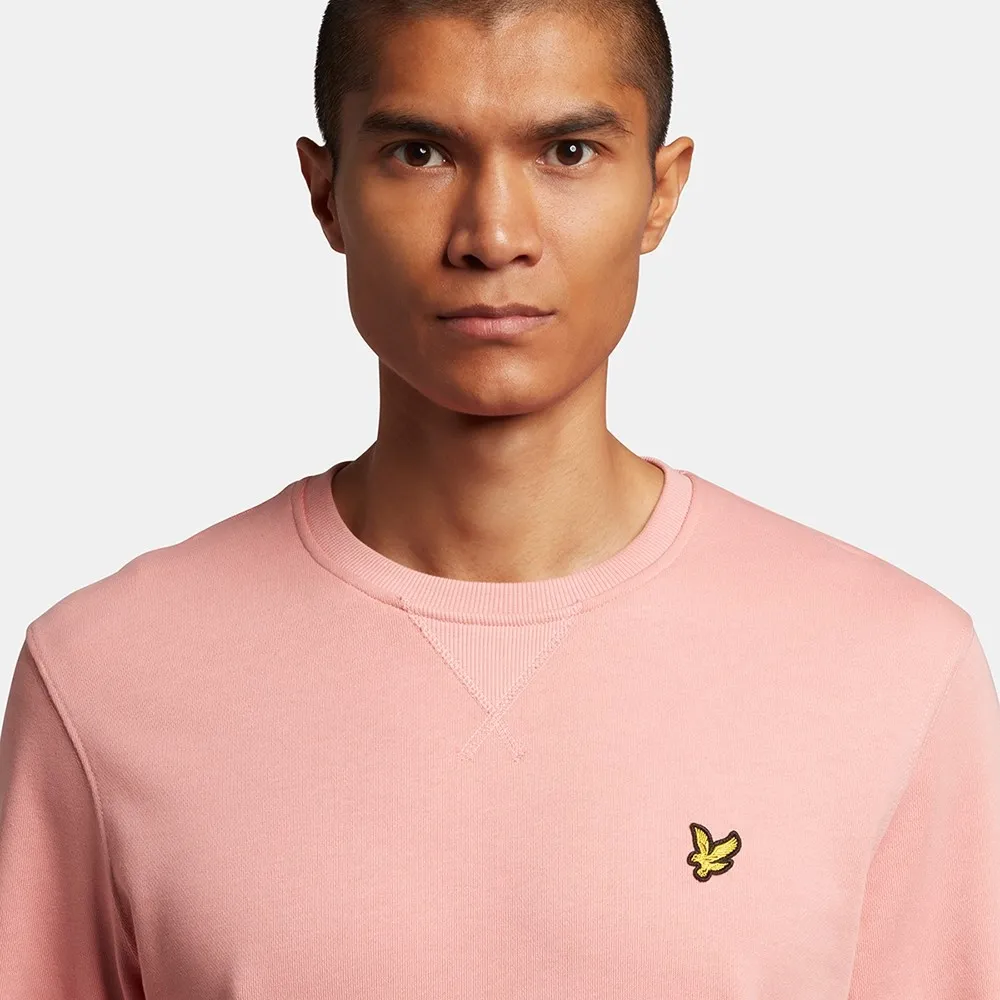 LYLE & SCOTT CREW NECK SWEATSHIRT ROSETTE