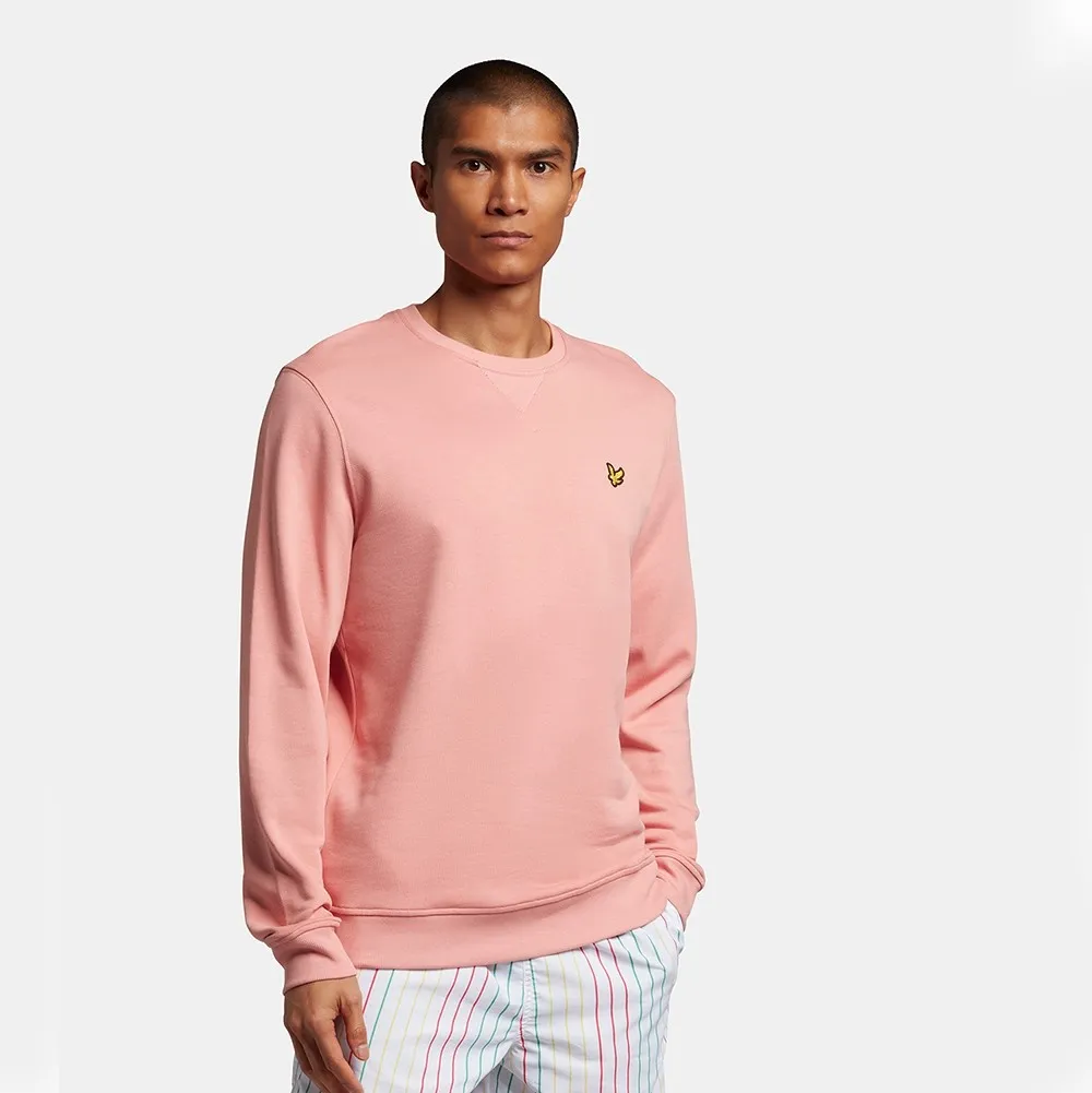 LYLE & SCOTT CREW NECK SWEATSHIRT ROSETTE