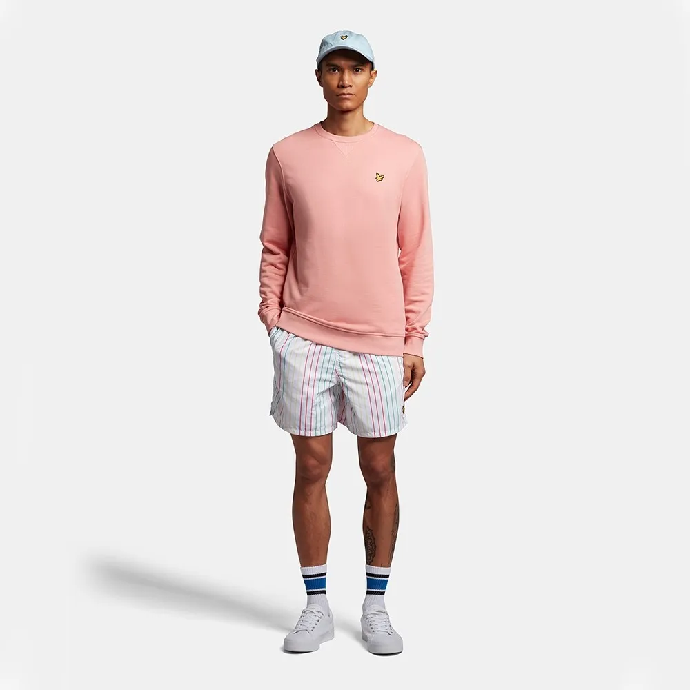 LYLE & SCOTT CREW NECK SWEATSHIRT ROSETTE