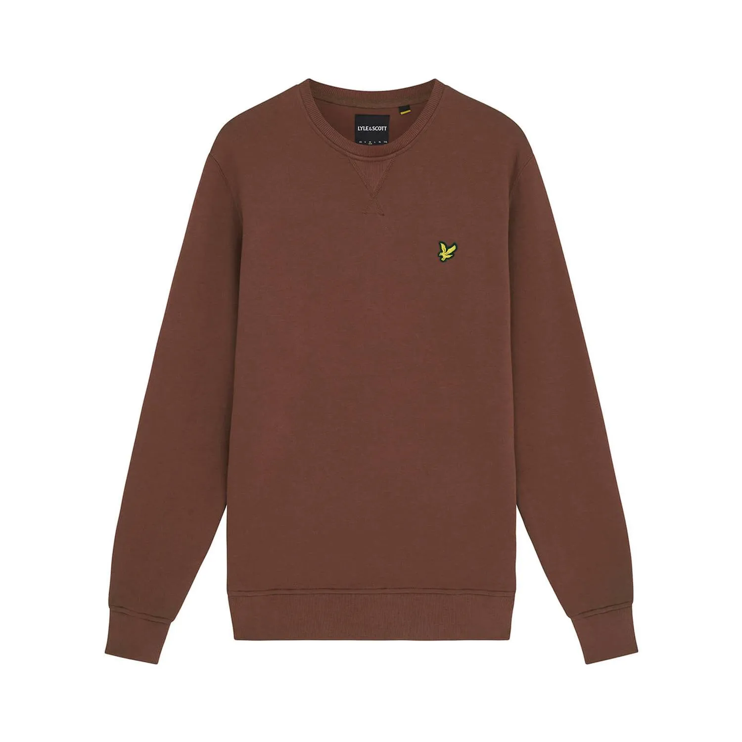 LYLE & SCOTT CREW NECK SWEATSHIRT RUST