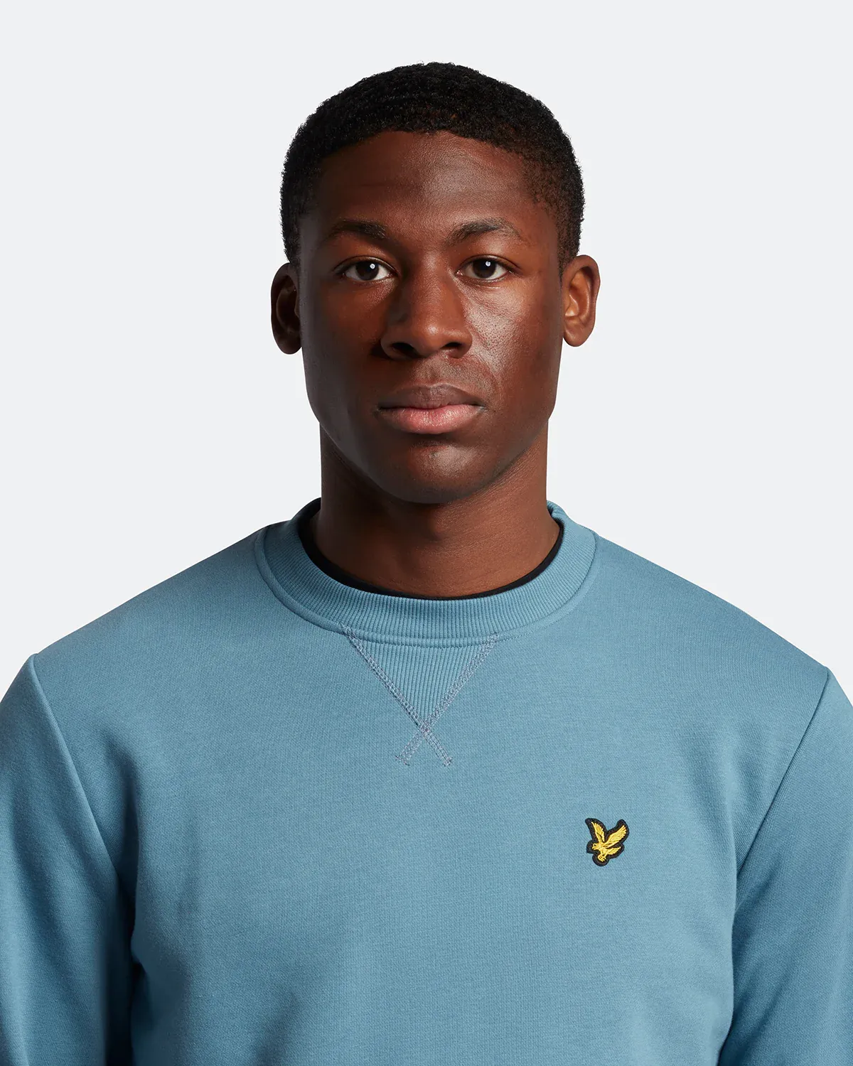 LYLE & SCOTT CREW NECK SWEATSHIRT SKIPTON BLUE