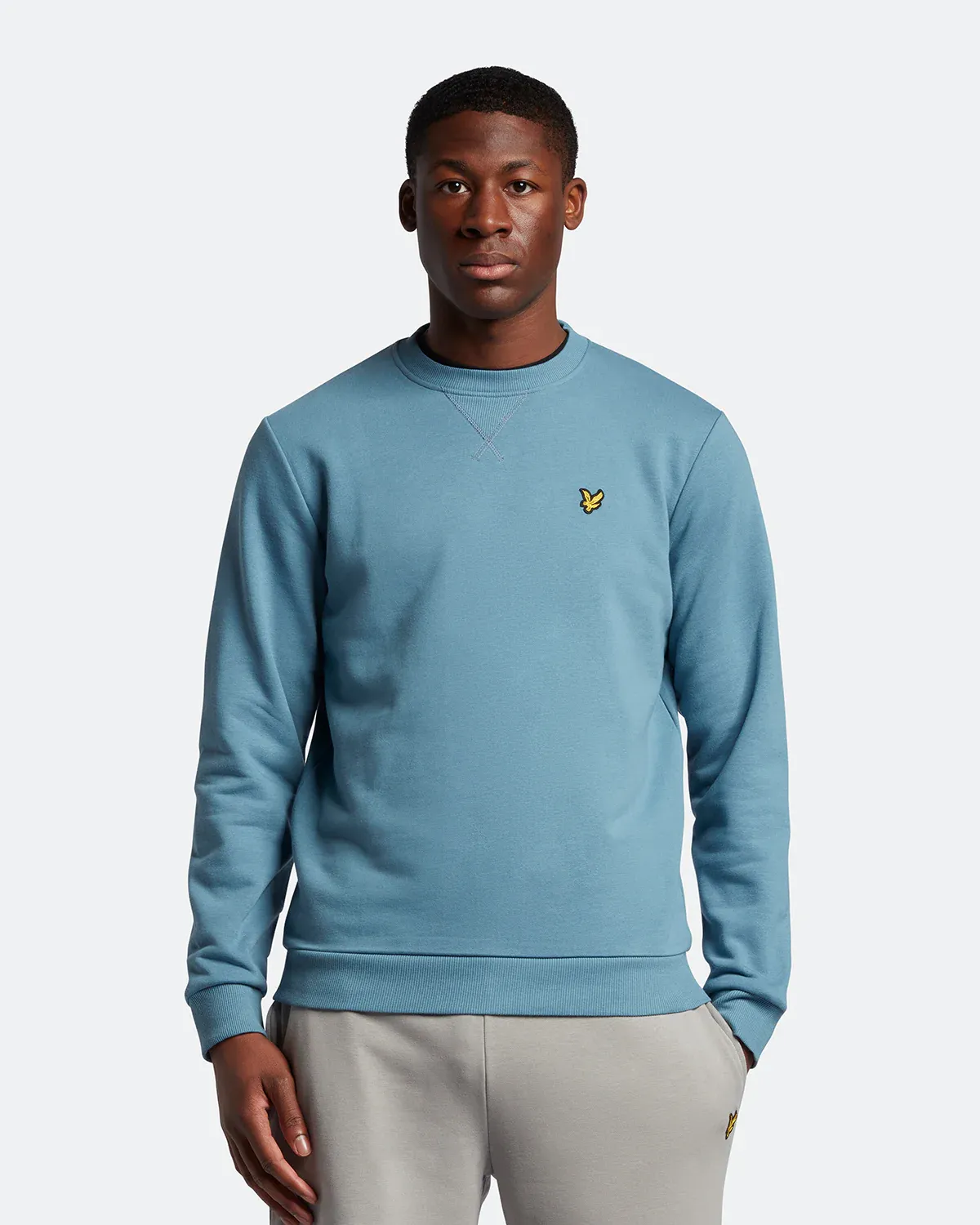 LYLE & SCOTT CREW NECK SWEATSHIRT SKIPTON BLUE