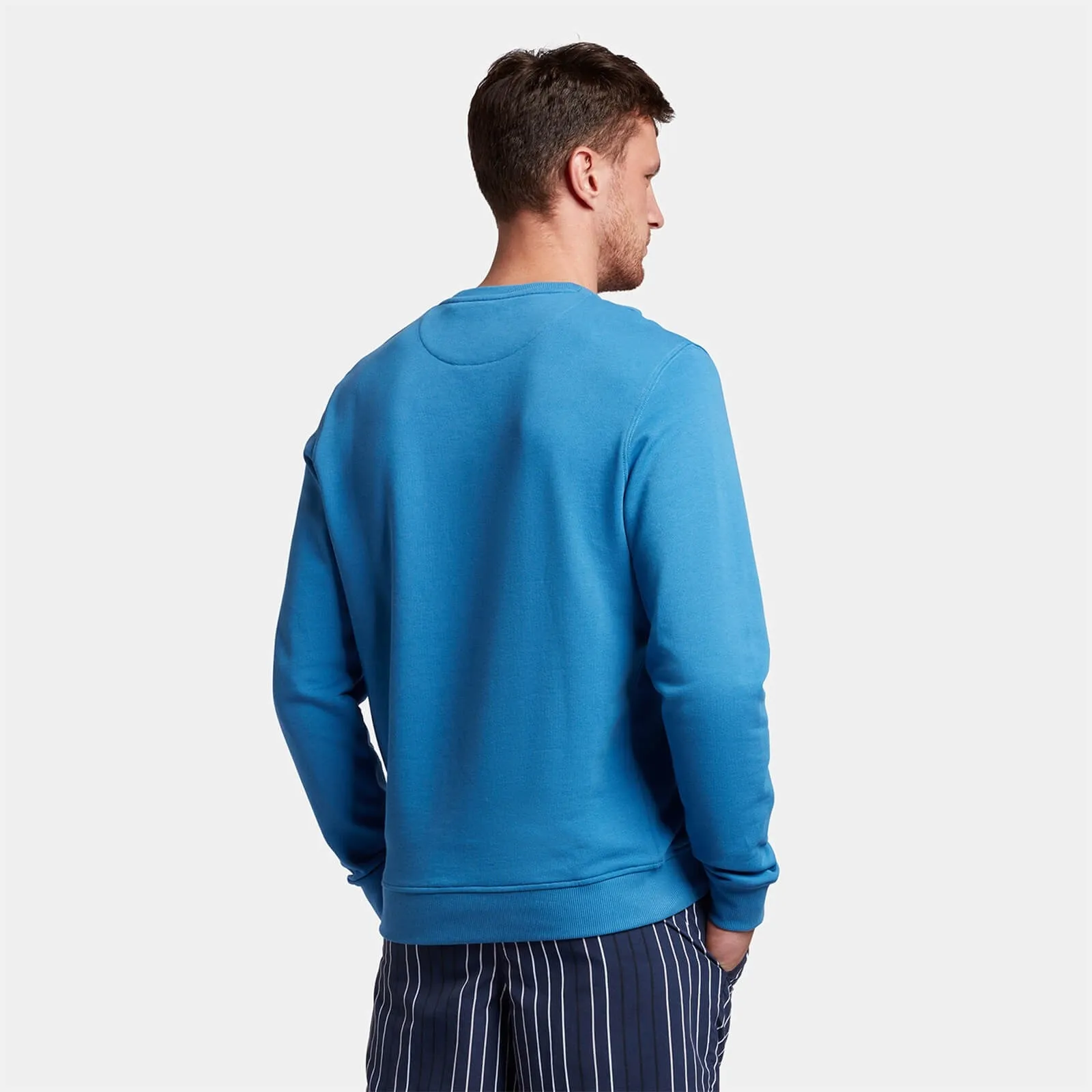 LYLE & SCOTT CREW NECK SWEATSHIRT SPRING BLUE