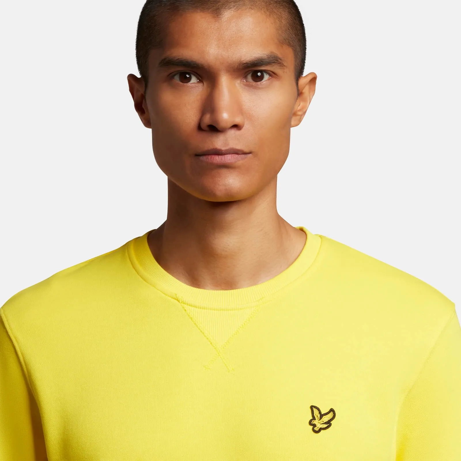 LYLE & SCOTT CREW NECK SWEATSHIRT SUNSHINE YELLOW