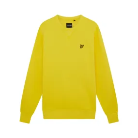 LYLE & SCOTT CREW NECK SWEATSHIRT SUNSHINE YELLOW