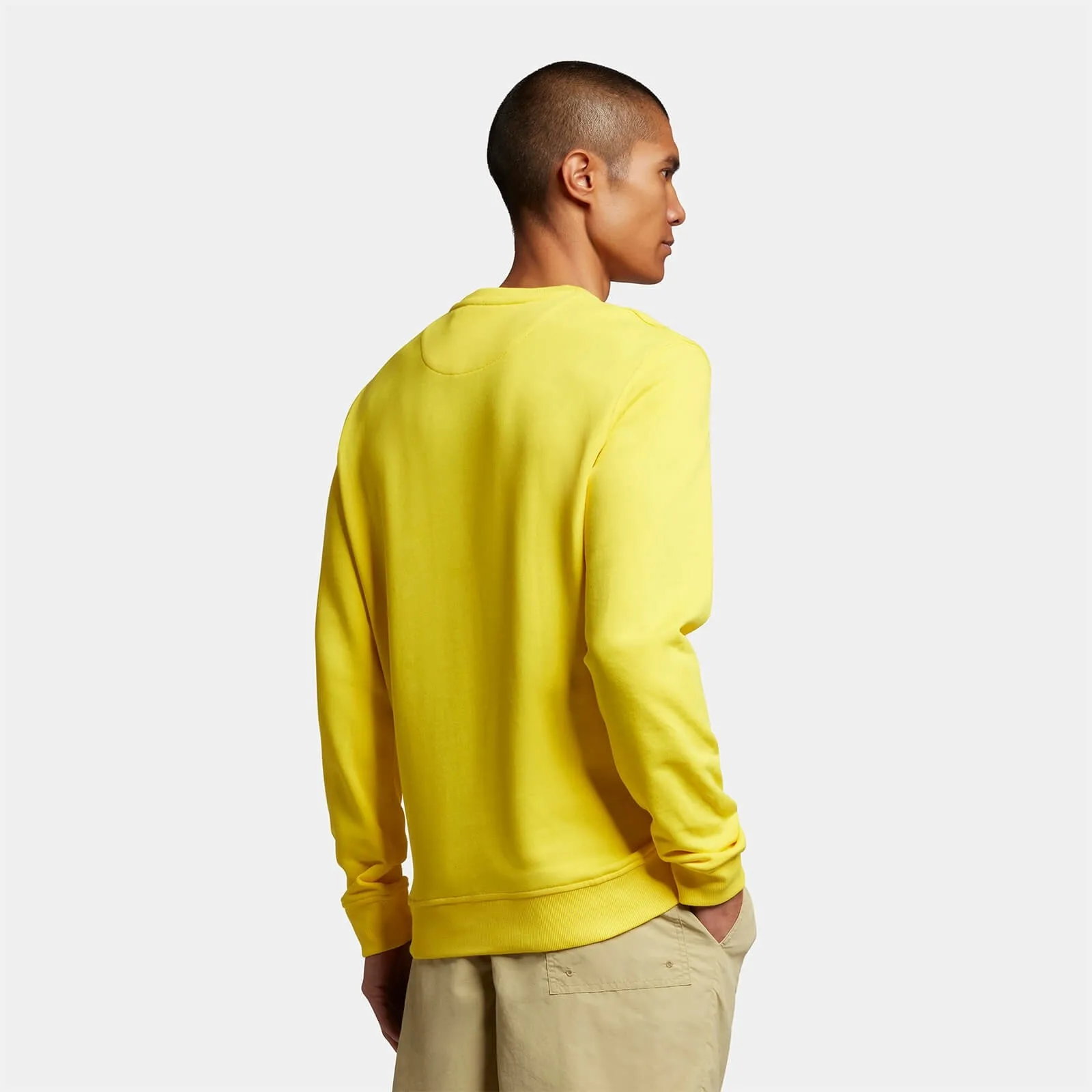 LYLE & SCOTT CREW NECK SWEATSHIRT SUNSHINE YELLOW