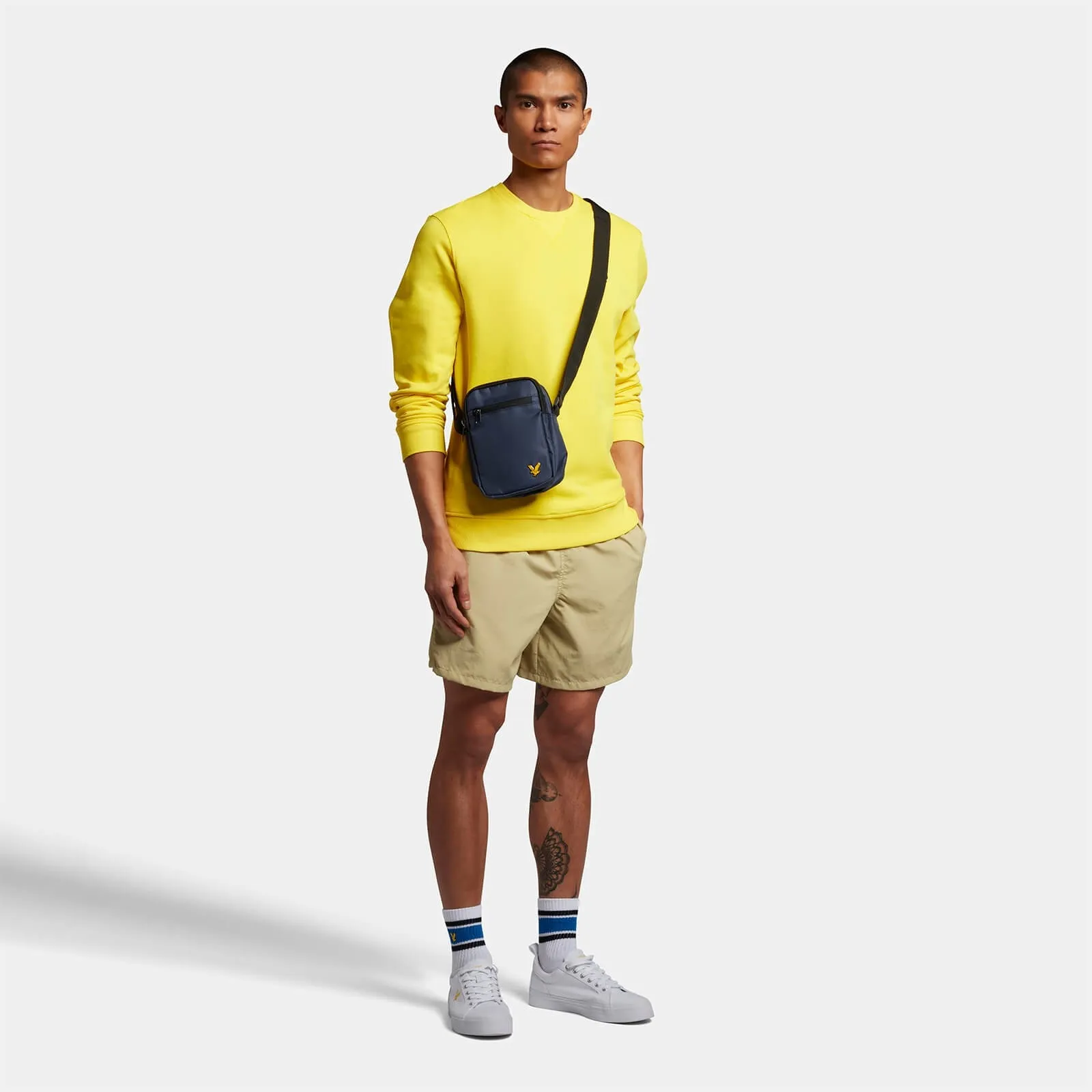 LYLE & SCOTT CREW NECK SWEATSHIRT SUNSHINE YELLOW