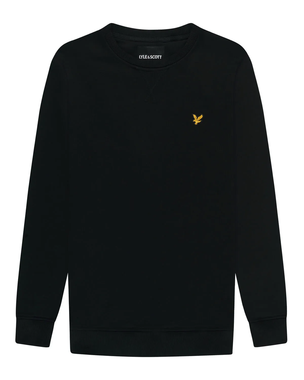 LYLE & SCOTT CREW NECK SWEATSHIRT TRUE BLACK