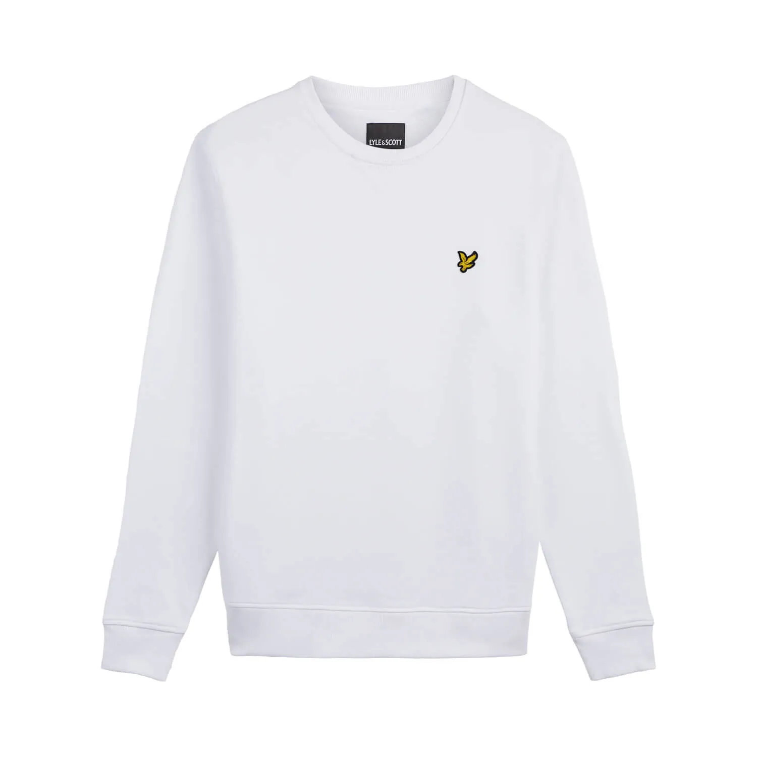 LYLE & SCOTT CREW NECK SWEATSHIRT WHITE