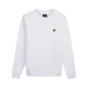 LYLE & SCOTT CREW NECK SWEATSHIRT WHITE