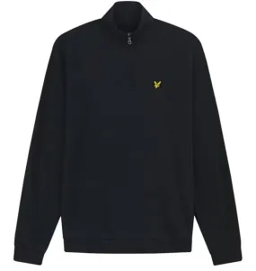 LYLE & SCOTT QUARTER ZIP SWEATSHIRT DARK NAVY