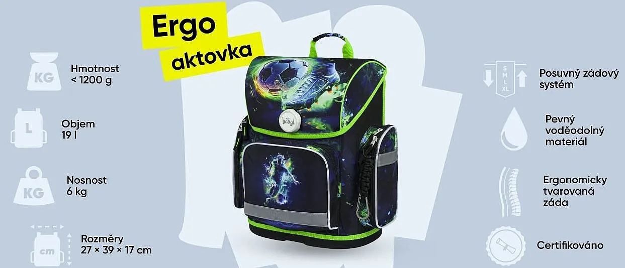 mochila Baagl Ergo - Plameňáci - girl´s