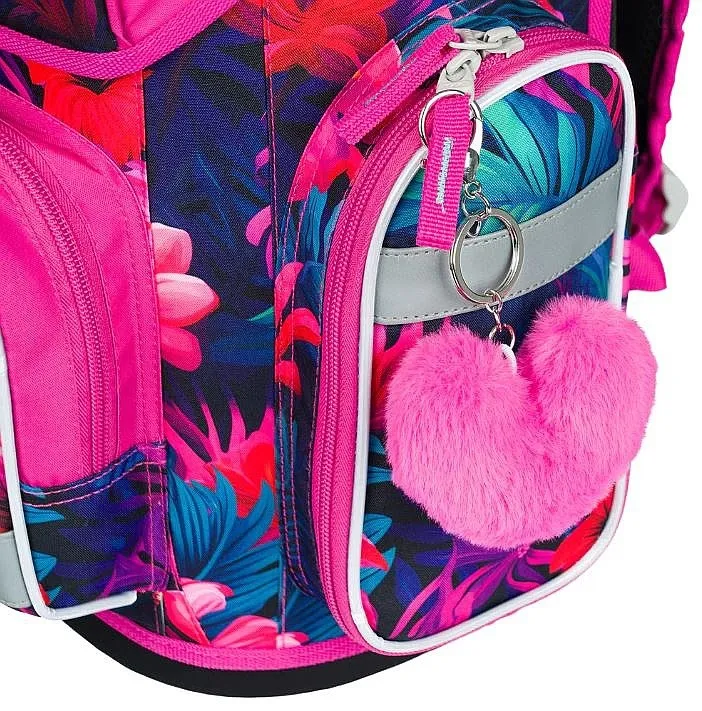 mochila Baagl Ergo - Plameňáci - girl´s