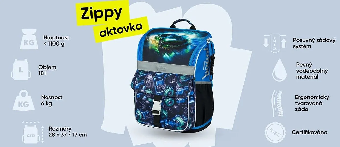 mochila Baagl Zippy - Fotbal Hráč - boy´s